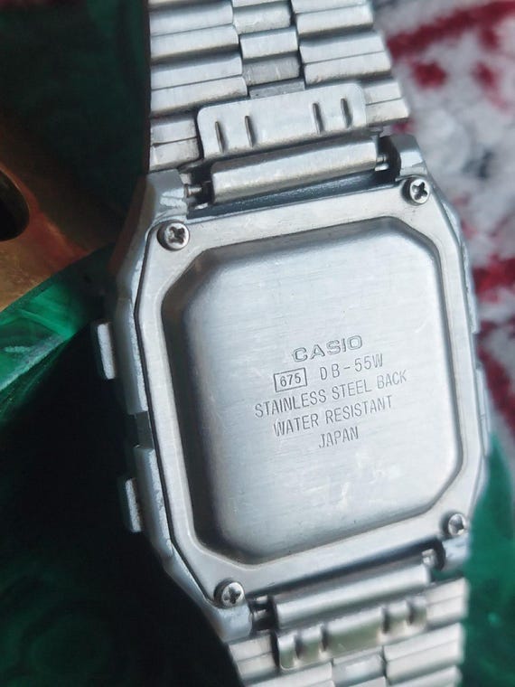 Vintage Casio DB-55W Digital Watch Module 675 Jap… - image 2