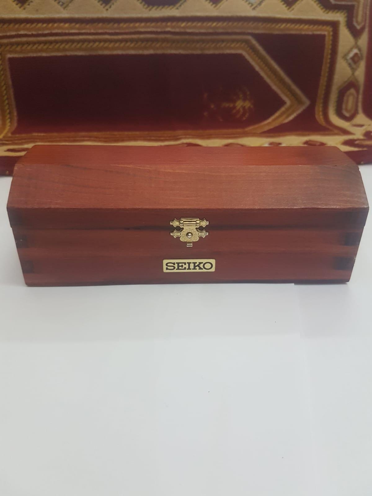 Vintage Seiko Handmade Watch Box Case Wood - Etsy