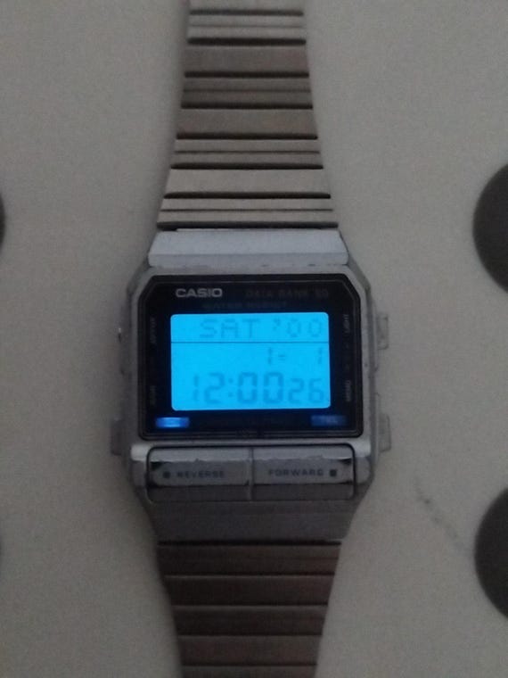 Vintage Casio DB-55W Digital Watch Module 675 Jap… - image 3