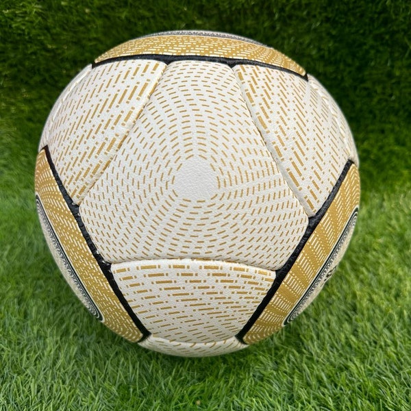 2010 Gold Jobulani WC Football Traditional African FIFA World Cup Official Match Soccer Ball Size 5| Soccer Gift | Gift for kids League Ball