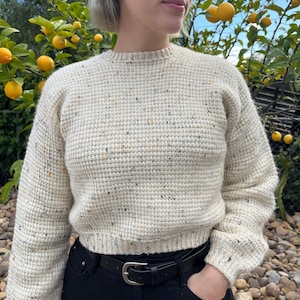 Wanderung Pullover: Beginner-Friendly Tunisian Crochet Sweater PDF Pattern (English), Size Inclusive Tunisian Crochet Sweater Pattern