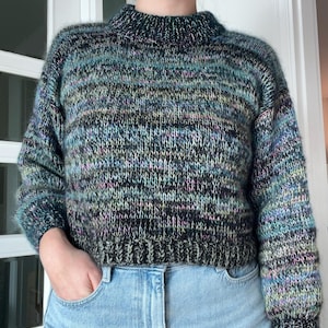 Tunisian Crochet Sweater Pattern | Knit Look Pullover PDF (English) | Oversized Modern Jumper | Advanced Beginner Garment | Not Knit Sweater