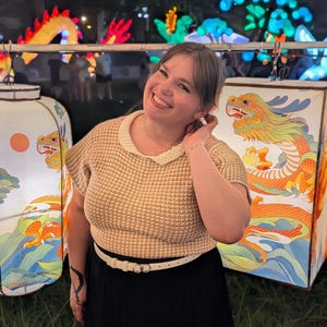 Vintage inspired made-to-measure tunisian crochet summer top pdf, includes video tutorials