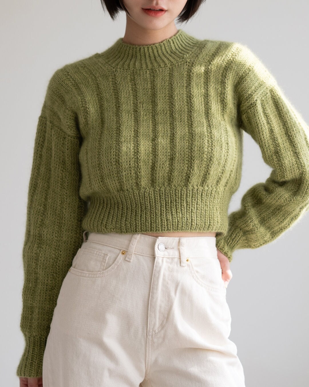 Mock Knit, Vintage-inspired, Made-to-measure Tunisian Crochet Pattern PDF english, Eloise Sweater, Size Inclusive Tunisian Crochet Sweater - Etsy Mock Knit, Vintage-inspired, Made-to-measure Tunisian Crochet Pattern PDF english, Eloise Sweater, Size Inclusive Tunisian Crochet Sweater - Etsy
