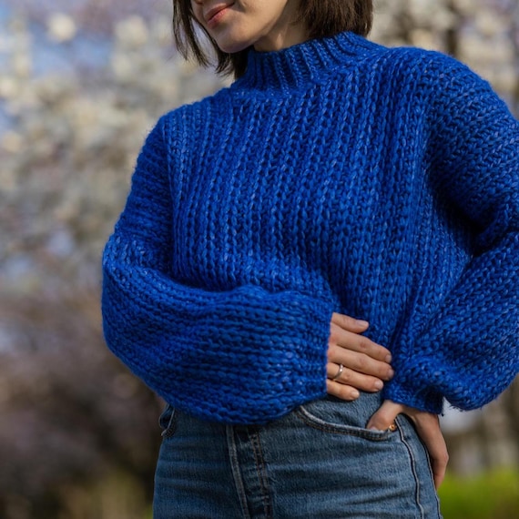 Crochet Sweater Pattern PDF (English)| Chunky Knit Look Pullover | Oversized Mock Neck Jumper | Beginner Crochet Garment | Shipshape Sweater