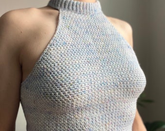 Not Knit Crochet Tank: Crochet PDF Pattern (English), Raglan Made-to-Measure Summer Crochet Tank Top Pattern, Size Inclusive Crochet
