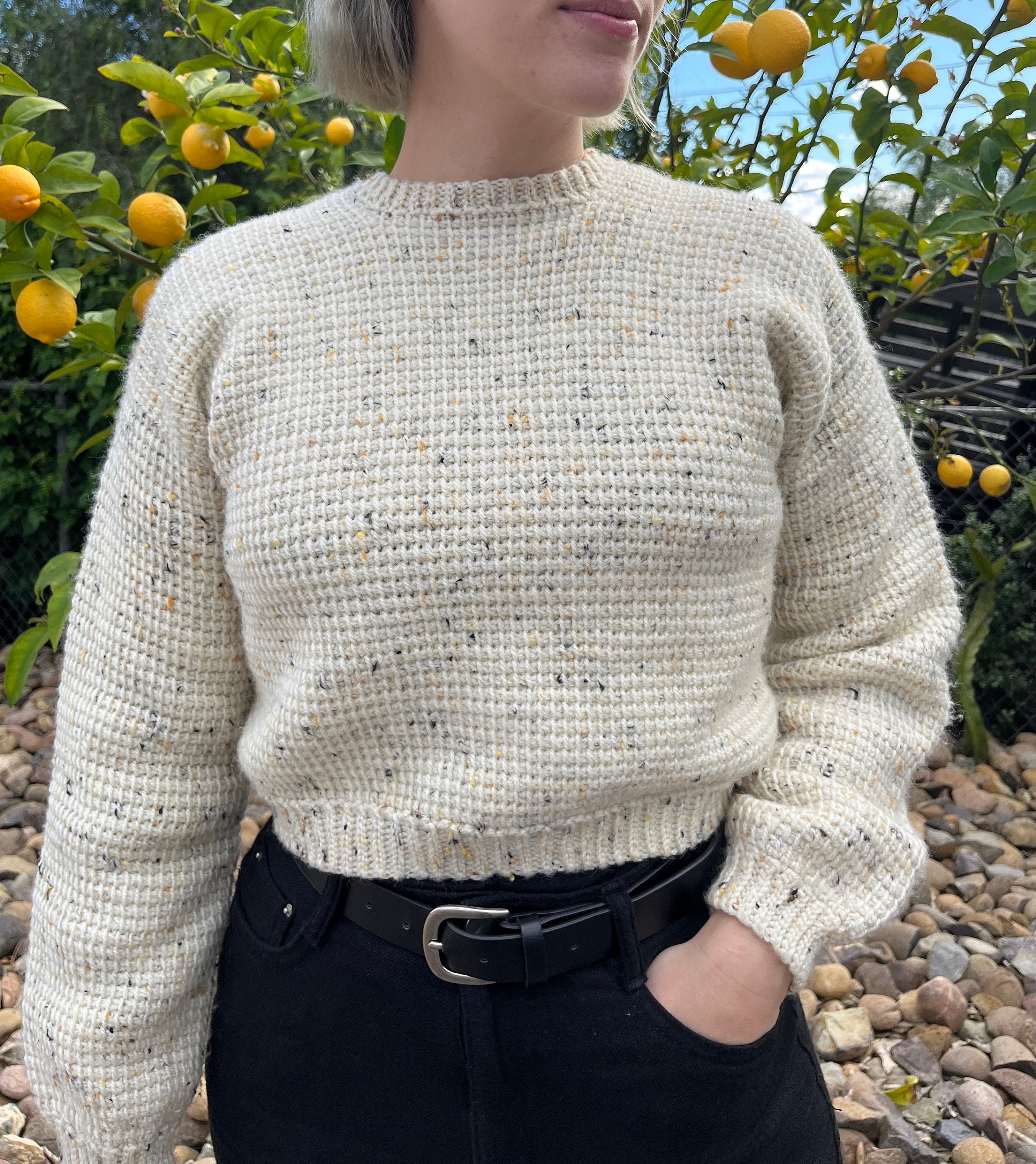 Wanderung Pullover: Tunisian Crochet Sweater — Just The Worsted, Modern  Crochet Patterns