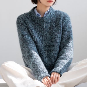 PDF Tunisian Crochet Sweater Pattern (English), Head On Pullover, Tunisian Crochet Sweater Pattern, Includes Photos and Stitch Tutorials