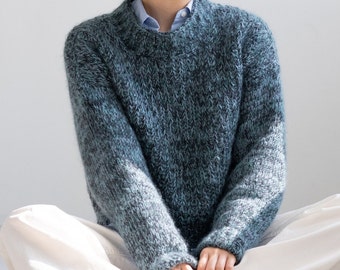 Tunisian Crochet Mock Neck Sweater Pattern PDF (English): Head On Pullover (Size Inclusive Crochet)