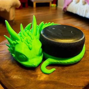 Baby Dragon Stand for Alexa Echo Dot 3, Baby Dragon, Baby Dragon, for Alexa Echo Dot 3