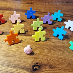 Coat hook puzzle colorful coat hook