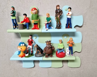 Tonie plank uitbreidbare startset voor 12 Tonies zonder doos Puzzel voor Tonie figuren verschillende kleuren