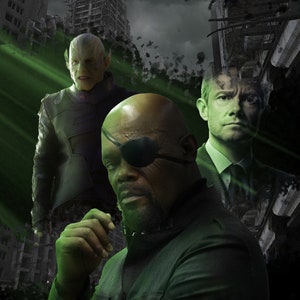  Trends International Marvel Secret Invasion - Nick Fury One  Sheet Wall Poster: Posters & Prints