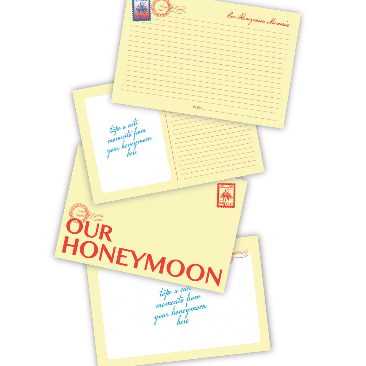 Honeymoon Photo Album Insert Pack - Etsy