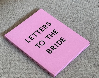 Letters to the Bride Book in Pink