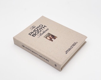 Photo booth archive photo album in Linen