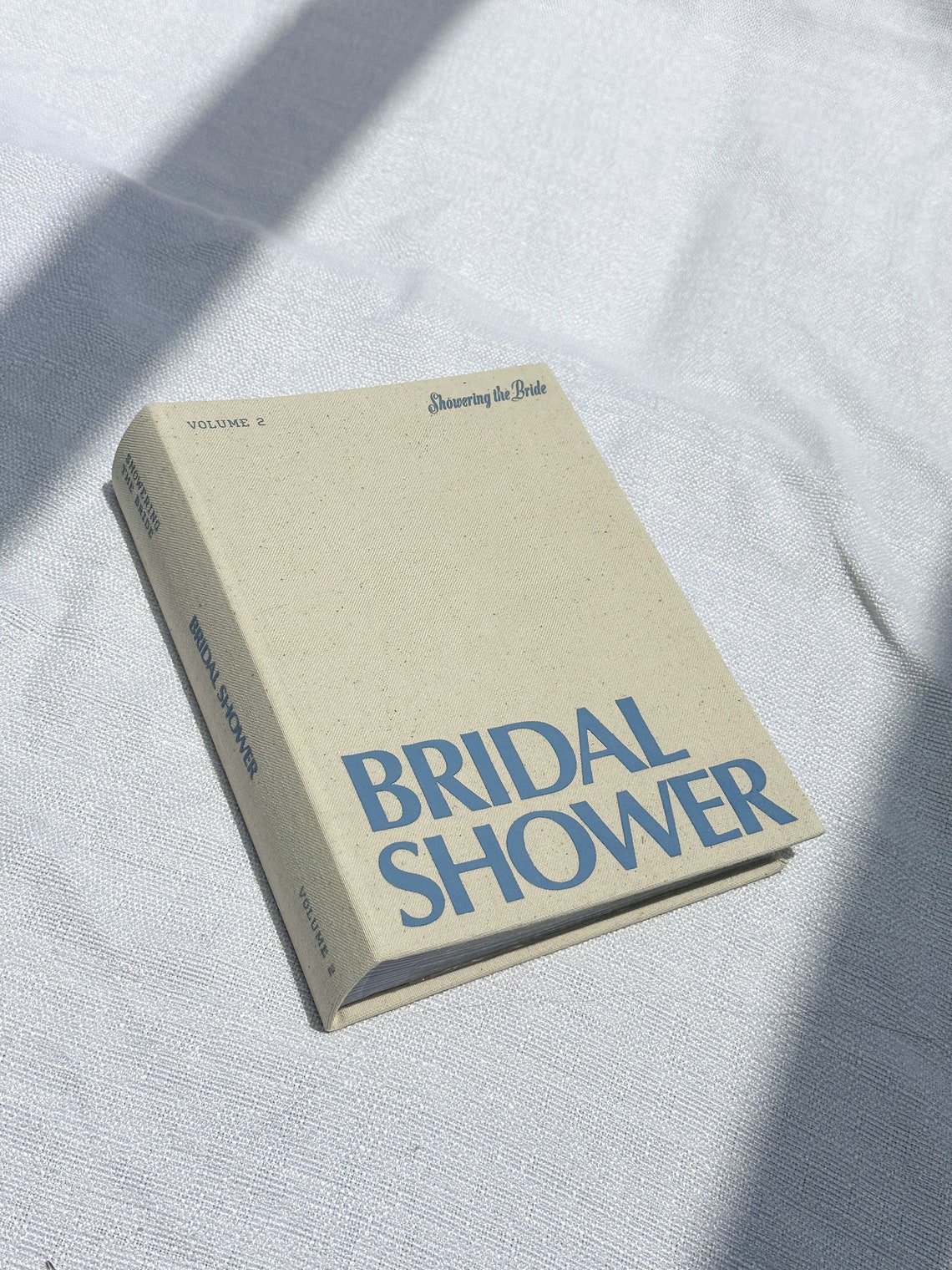 Linen Bridal Shower Photo Album - Etsy