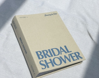 Linen Bridal Shower Photo Album