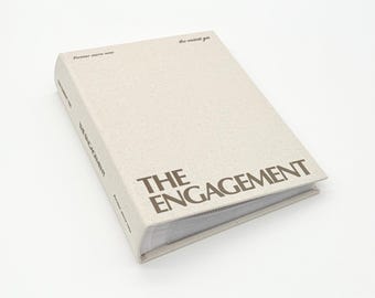 Linen Engagement Photo Album