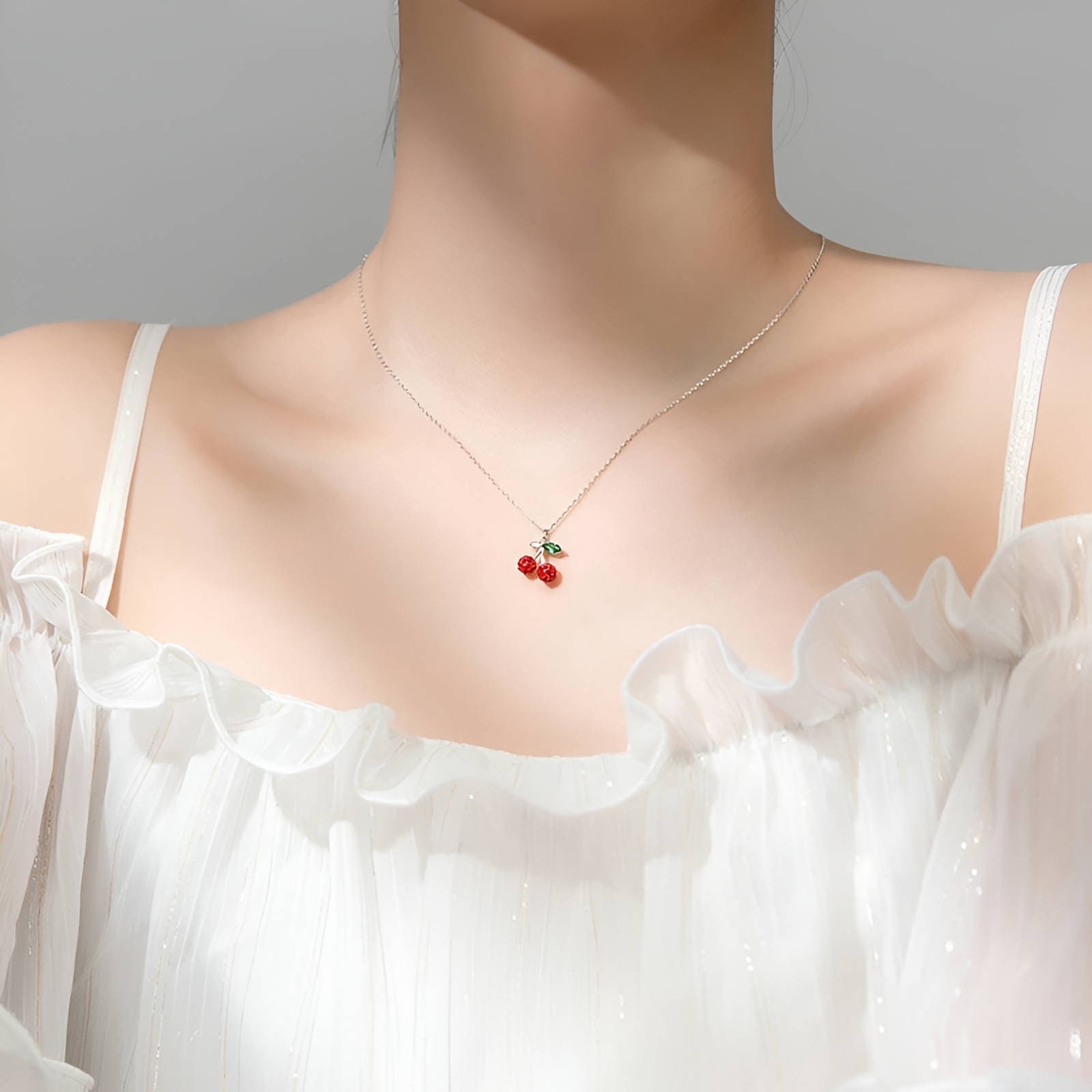 Cherry Necklace Etsy Singapore