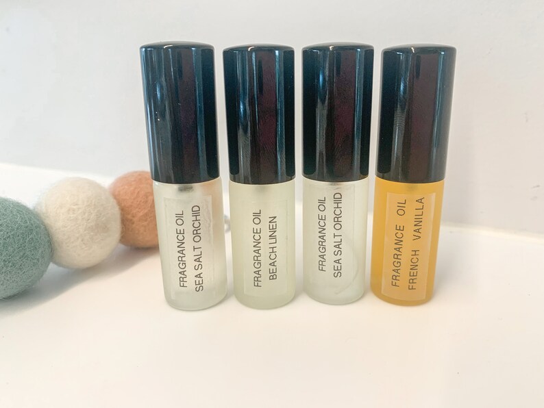 Neutral Colours Felt Ball Keyring or Air Freshener, Reusable Car