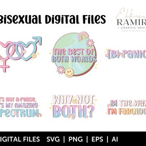 Bisessuale Svg, Bisessuale Svg Bundle, Pride Month Svg, Gay Svg, LGBTQ Svg, Queer Svg, Rainbow Svg, Love Svg, Why Not Both Svg, Love Wins Svg