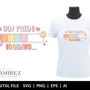 Pride Monat SVG, Gay SVG, LGBTQ, Queer, Regenbogen, Transgender, Liebe, Lesben, Gay Pride wird geladen, editierbar, Png