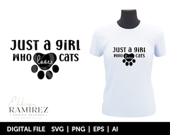 Galen kattdame svg, Kattmamma svg, Kattmamma svg, Kattkontur svg, Katt svg, Pälsmamma svg, Kärlekstass svg, Tasshjärta svg, Tass svg, Husdjur svg