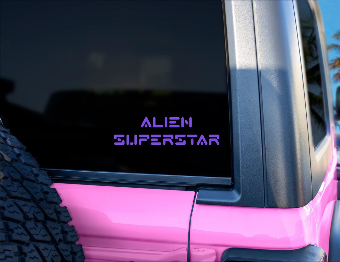 Beyonce Renaissance Alien Super Star Car Decal, Queen Bee Decal for Fan ...