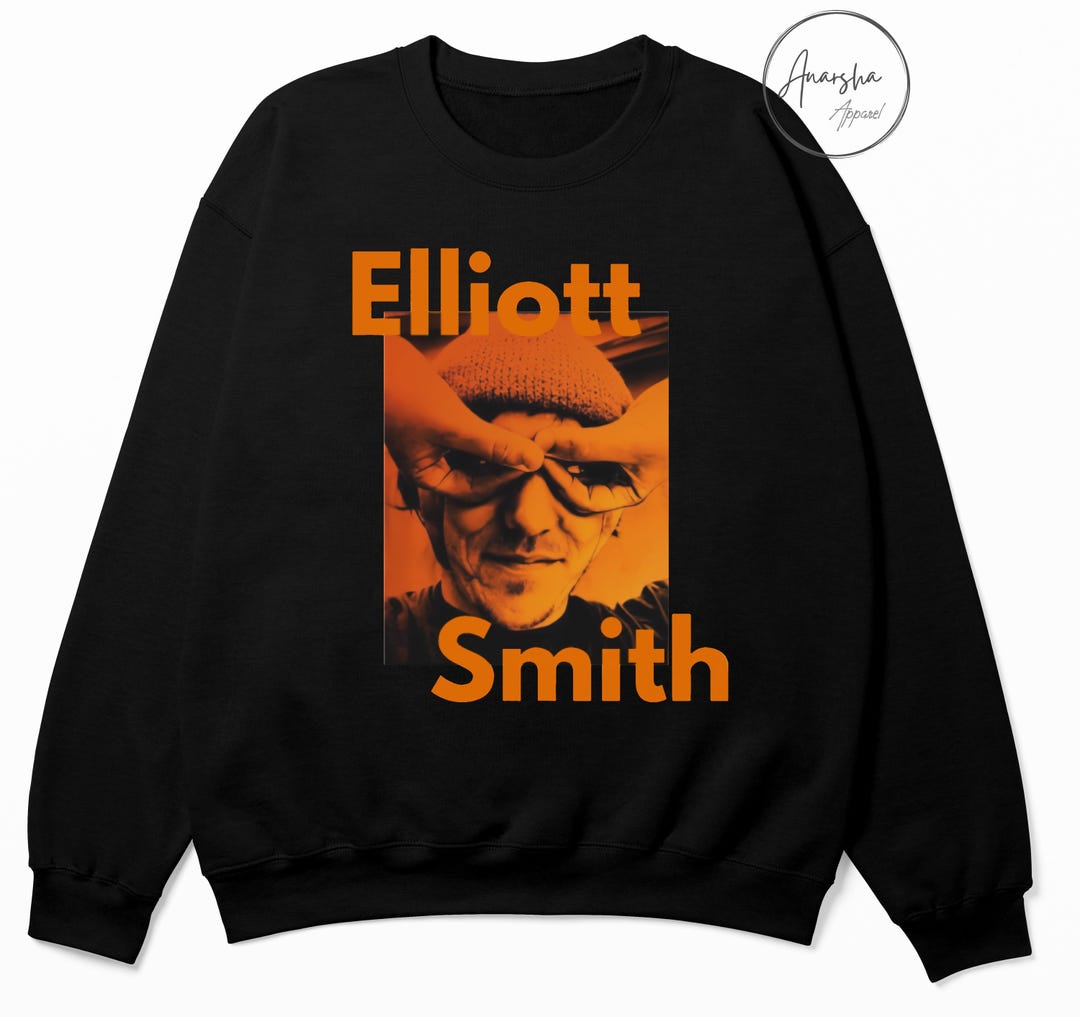 Elliott Smith Graphic Sweatshirt, Indie Rock Clothing - Etsy