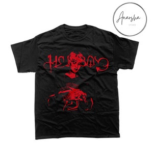 Camiseta de Lil Peep - Camiseta de Lil Peep - Merchandising de Lil Peep - Crybaby - Hellboy
