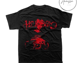 Lil Peep Hellboy Grafik T-shirt