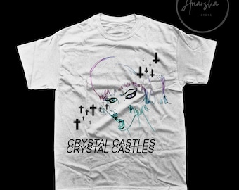 Camiseta gráfica Crystal Castles - Camiseta de banda musical AnarshaApparels