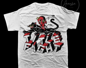 Camiseta de banda de lucha por el título, camiseta de música indie rock