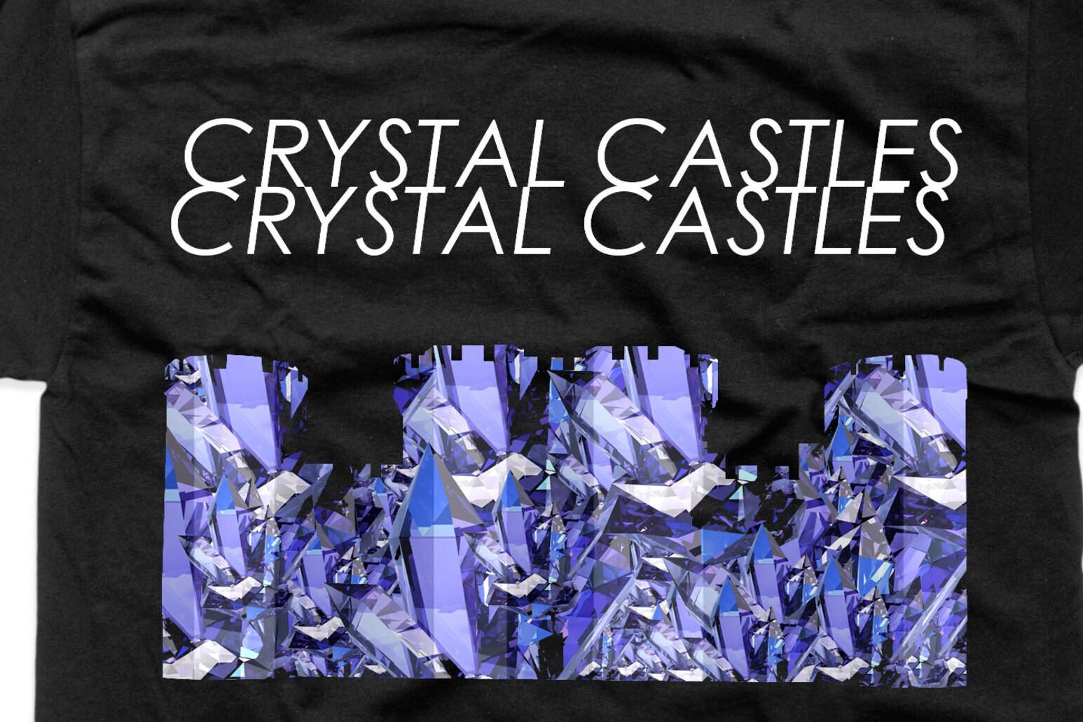 Crystal Castles グラフィックTシャツ - ユニセックス バンドTシャツ