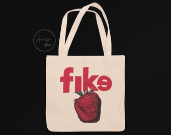 Dominik Fike Tote Bag – Fike Strawberry Cotton Canvas