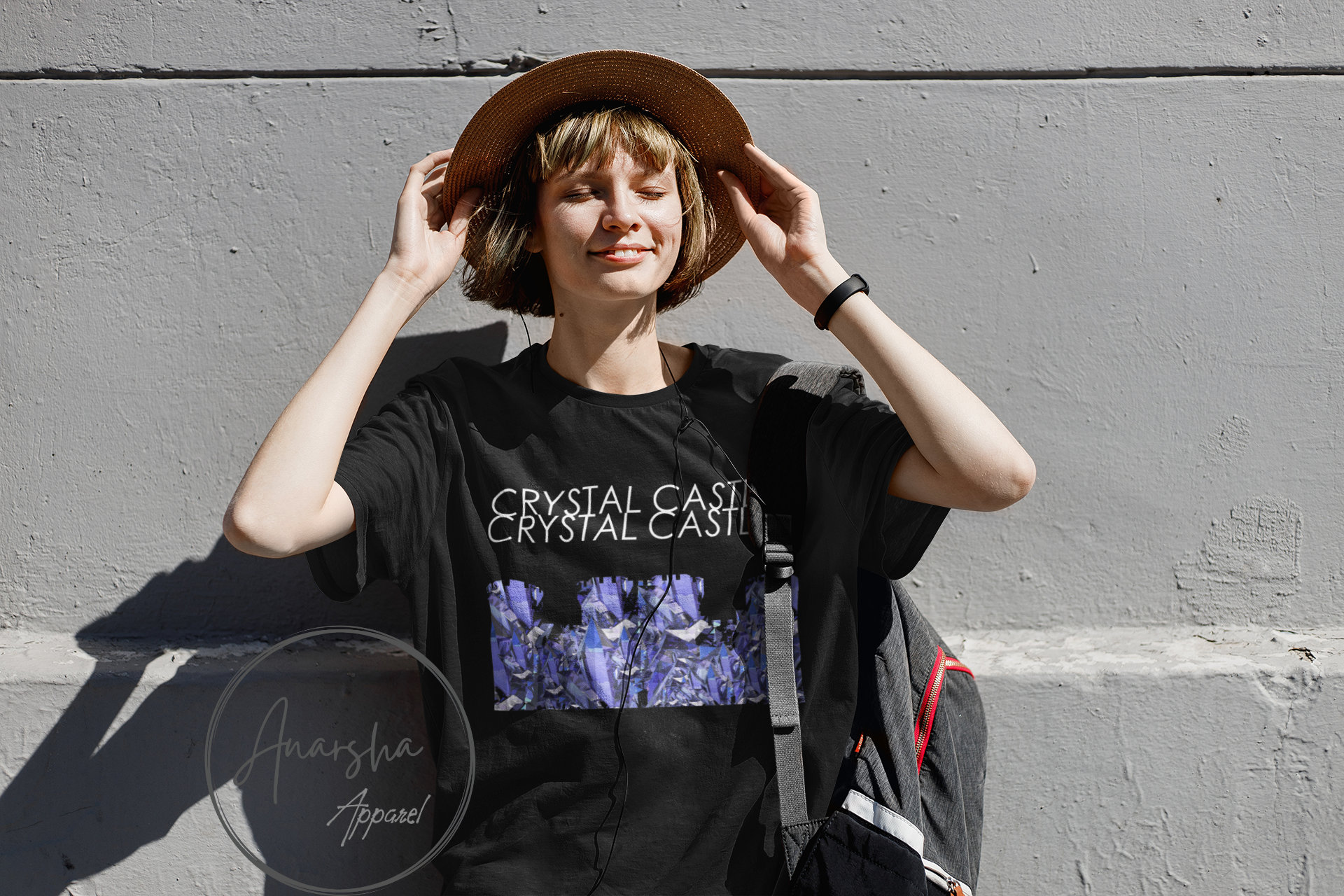 CRYSTAL CASTLES Tシャツ ブラッククリスタルキャスルズ