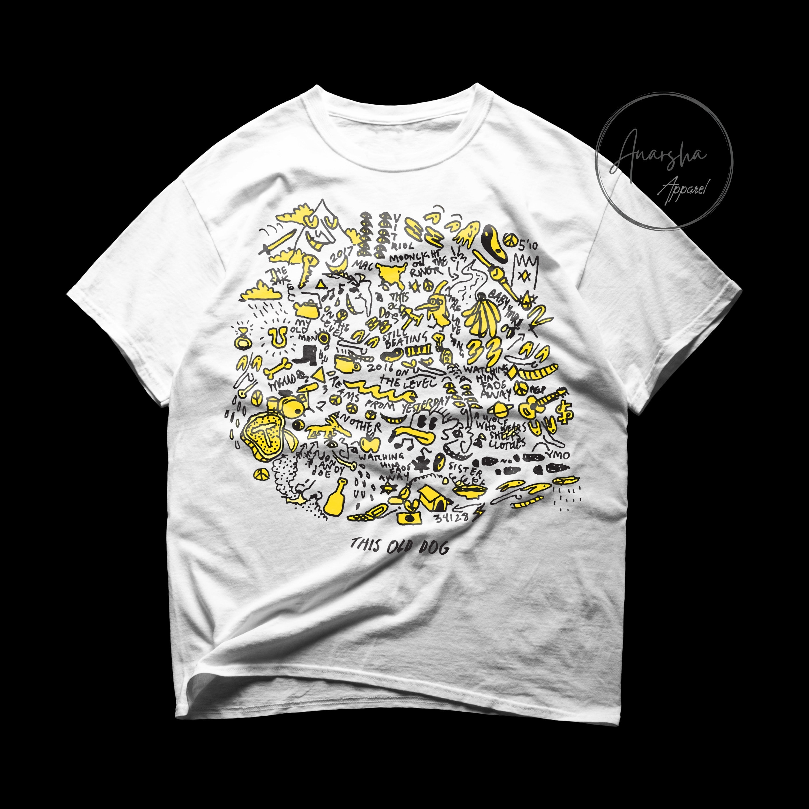 マック・デマルコ『This Old Dog』アルバムアートTシャツ - Etsy 日本