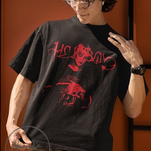 Camiseta de Lil Peep - Camiseta de Lil Peep - Merchandising de Lil Peep - Crybaby - Hellboy