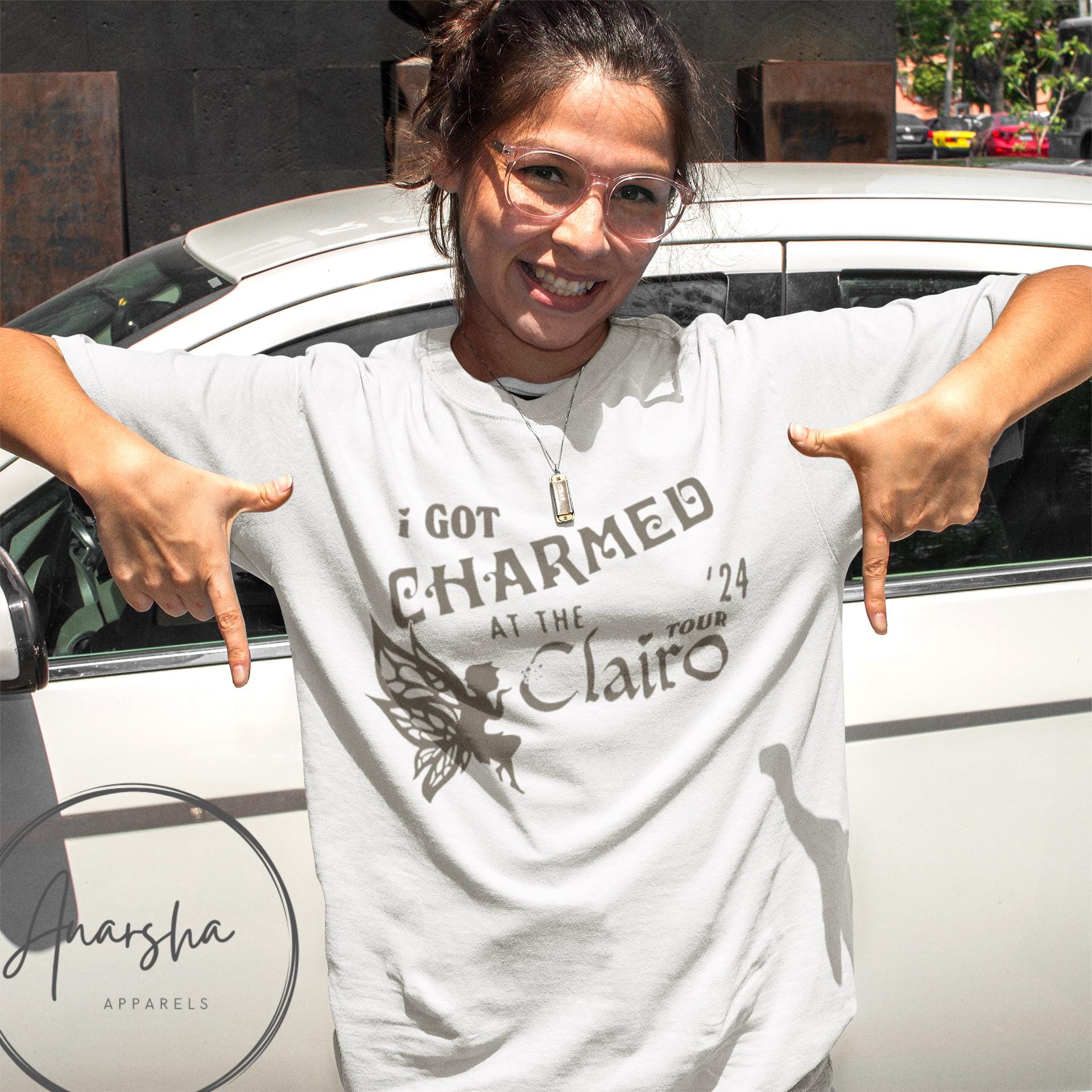 Clairo '24 Tour T-shirt - 'I Got Charmed' Design - Etsy
