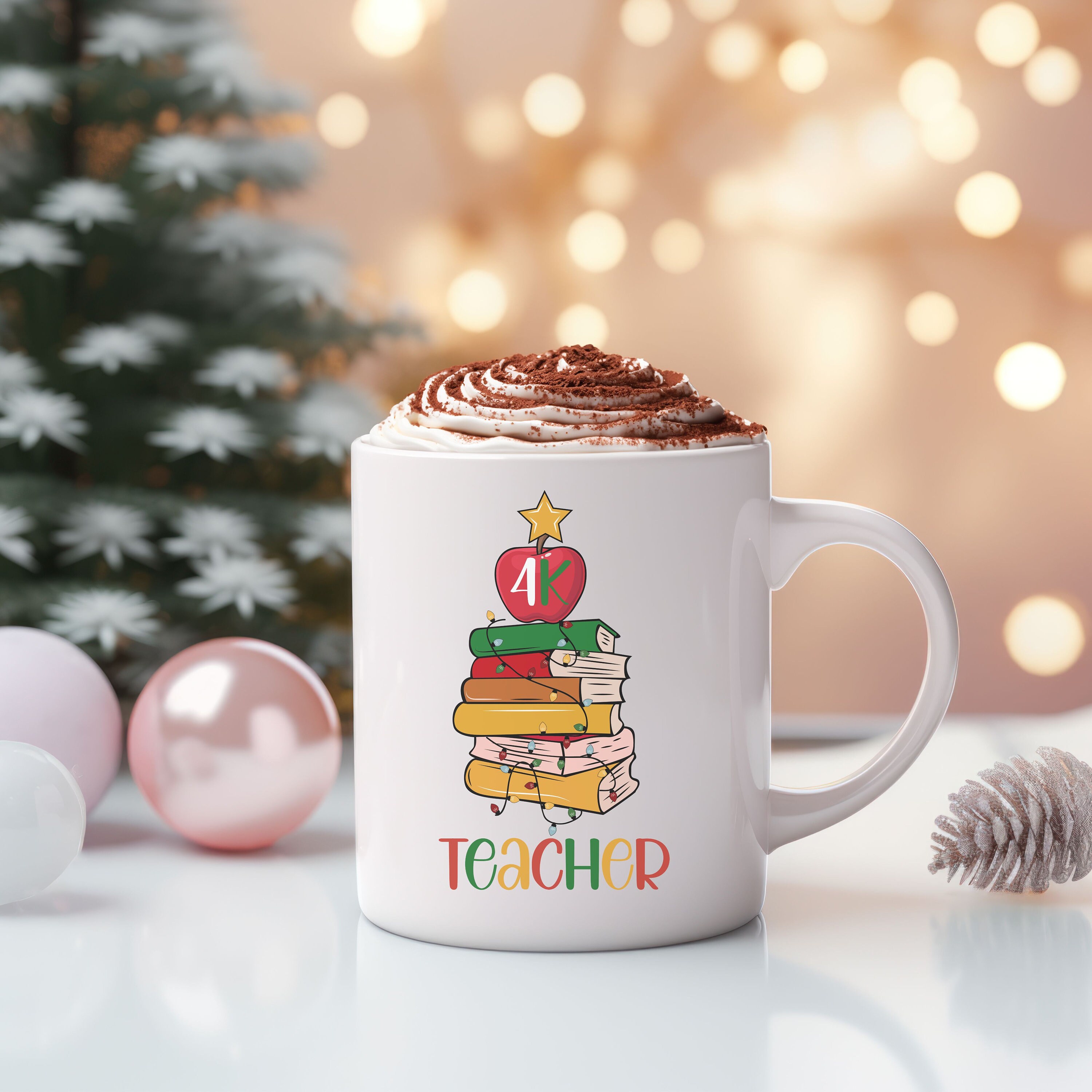 4K Teacher, 4K Teacher Mugs, 3K Teacher, Preschool Teachers Gifts