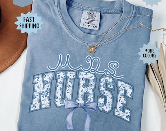 MDS Nurse Comfort Colors® Shirt Custom Minimum Data Set Nurse Tee Graduation Gifts For RN Lpn Nursing School Students Coworker Appreciation