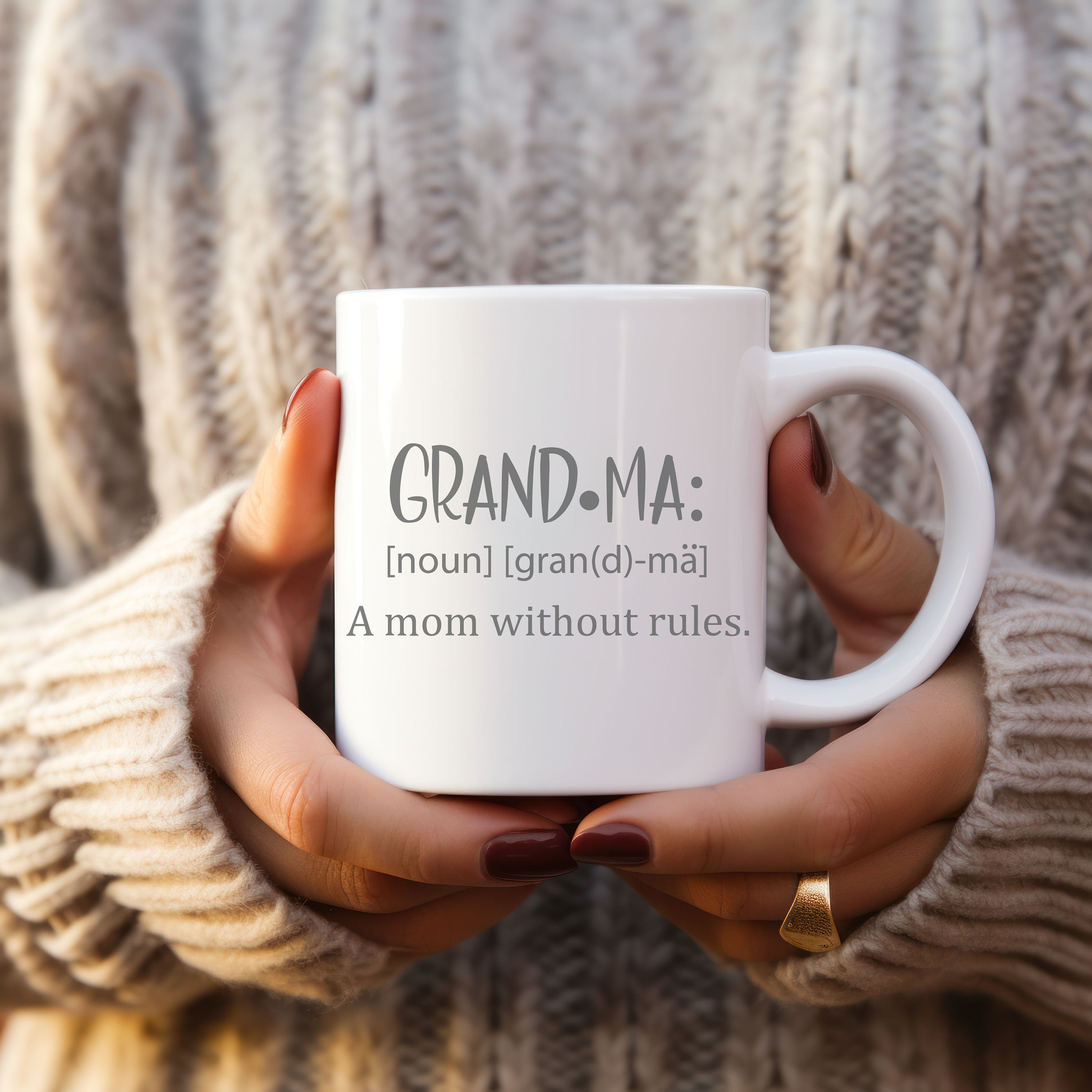 New Grandma Gift, New Grandma Mug, Grandma to Be Gifts, First Time