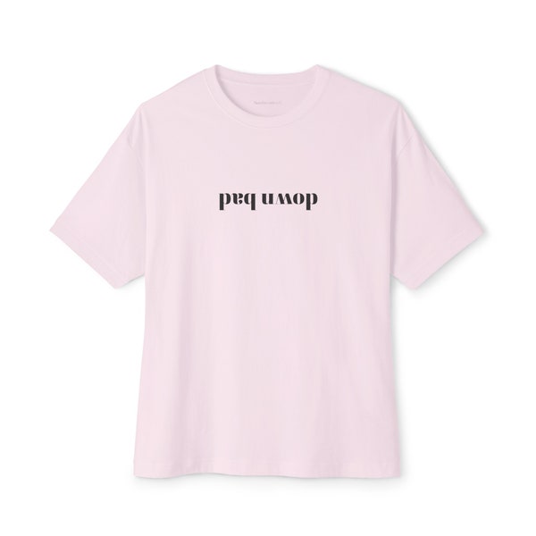 Taylor Swift TTPD Down Bad Unisex Oversized Boxy Tee