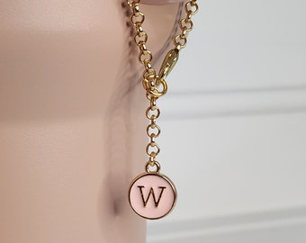 Stanley Cup Initial Charm, Tumbler Charm, Tumbler Accessories, Initial Charm, Initial Keychain, Pink Letter Charm