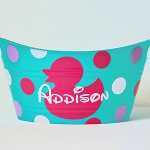 Baby Shower Gift Basket, Birthday Gift Bucket, Plastic Bucket With Name, DIY Gift Basket