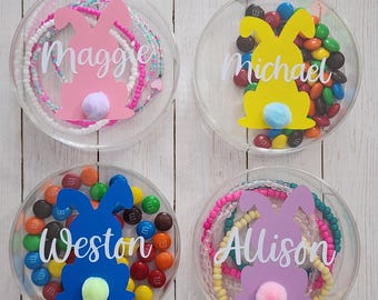 Personalized Easter Candy Container: Kids Easter Basket Stuffer