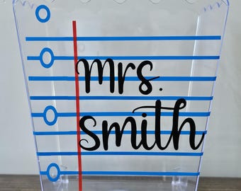 Personalized Teacher Gift Container, Gift Box, Teacher Appreciation Gift