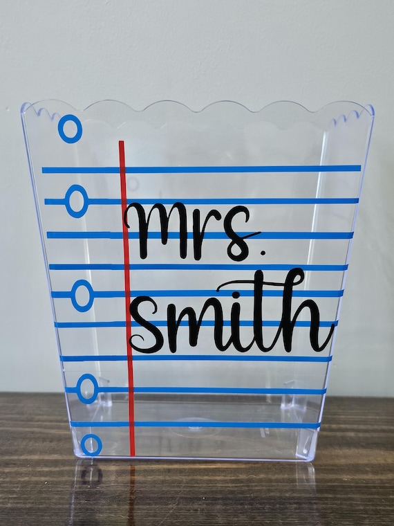 Personalized Teacher Gift Container, Gift Box, Teacher Appreciation Gift