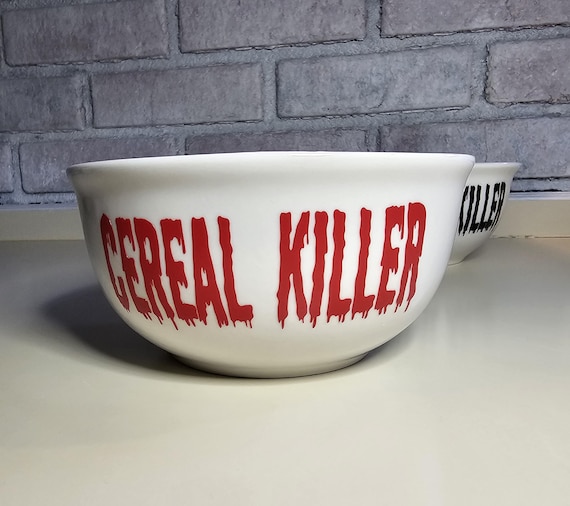 Personalized Cereal Bowl, Cereal Killer Bowl, Cereal Bowl Gift